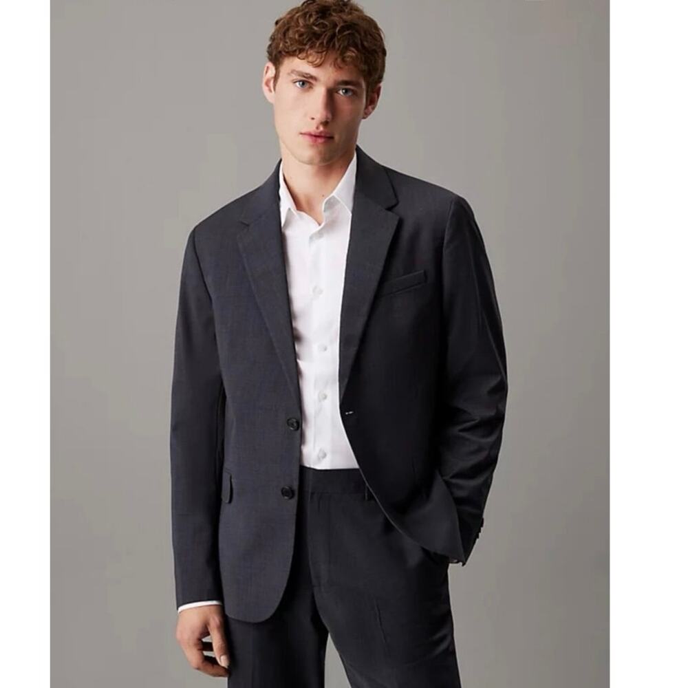 Calvin Klein wool blazer suit jacket